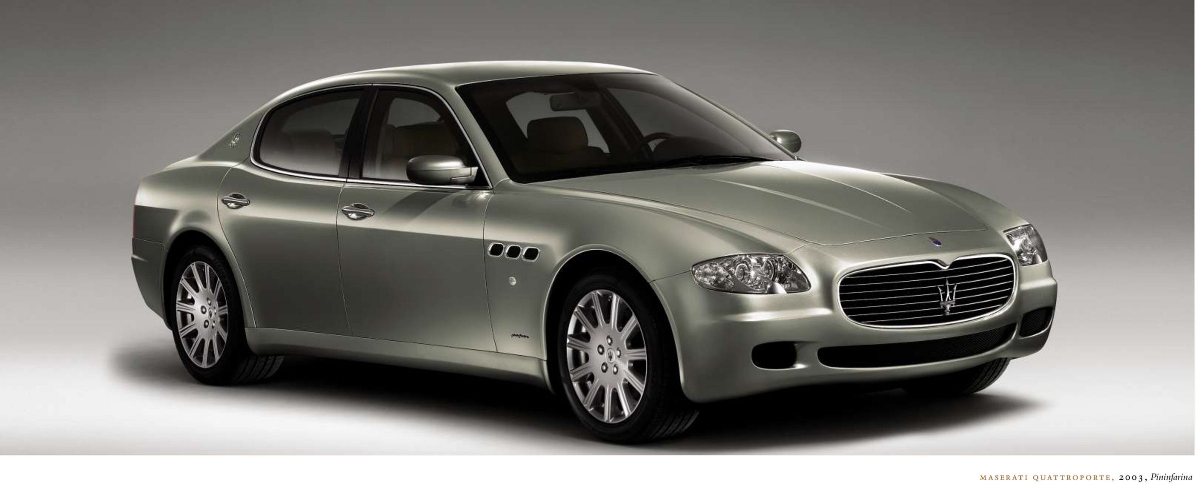Maserati Quattroporte 2003 Brochure pininfarina Maserati Quattroporte 2003 Brochure pininfarina