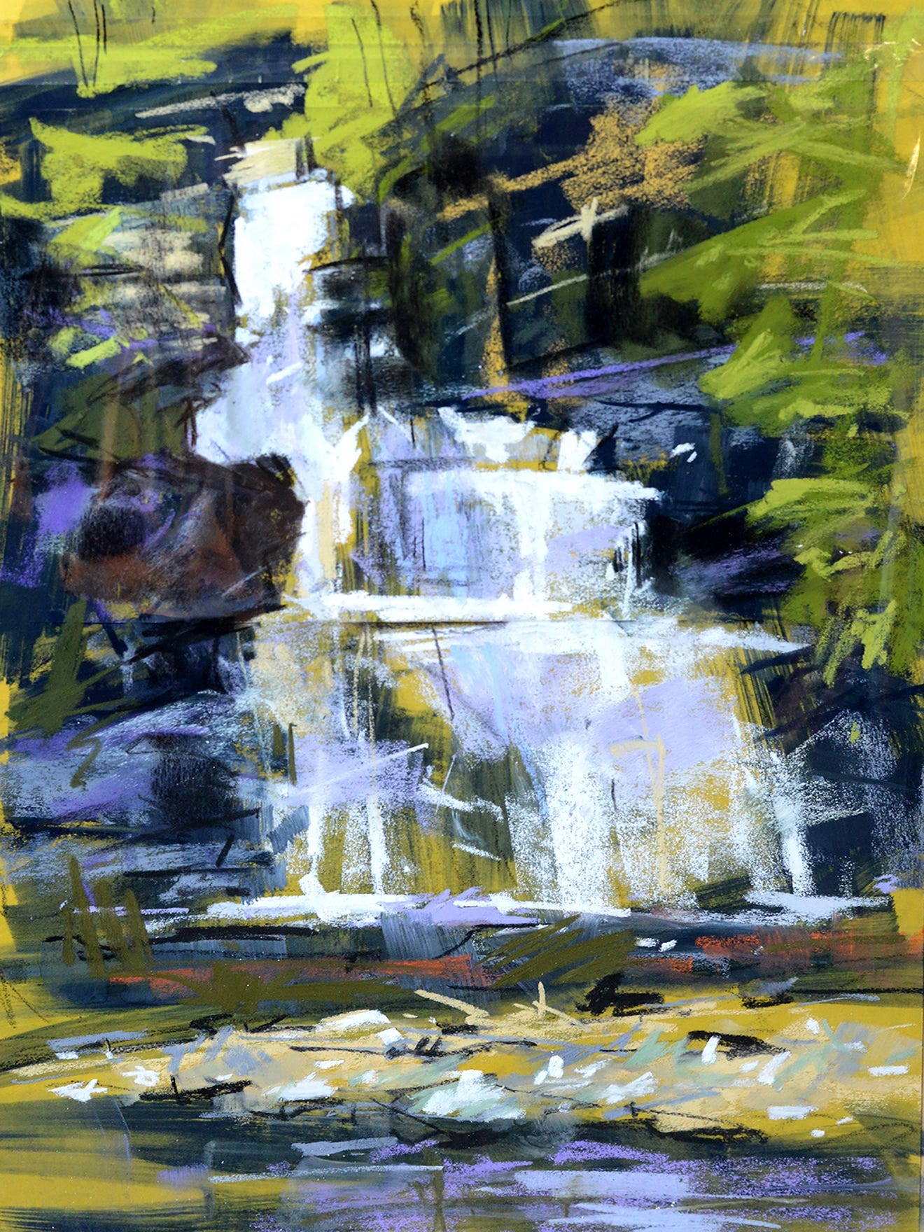 A painting of a waterfall
AI-generated content may be incorrect.