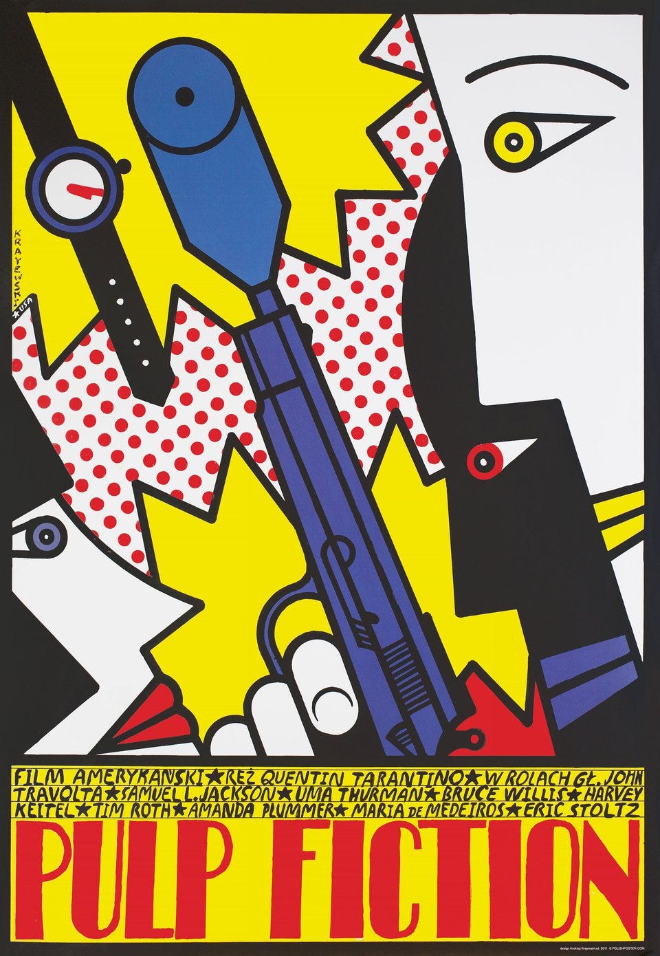 Pulp Fiction 2011 Polish Commercial Movie Poster