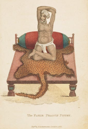 Another color engraving of Puran Puri, copied from the original