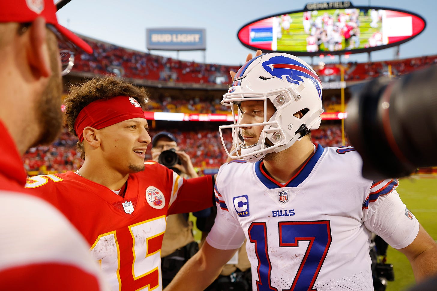 Patrick Mahomes and Josh Allen Patrick Mahomes and Josh Allen