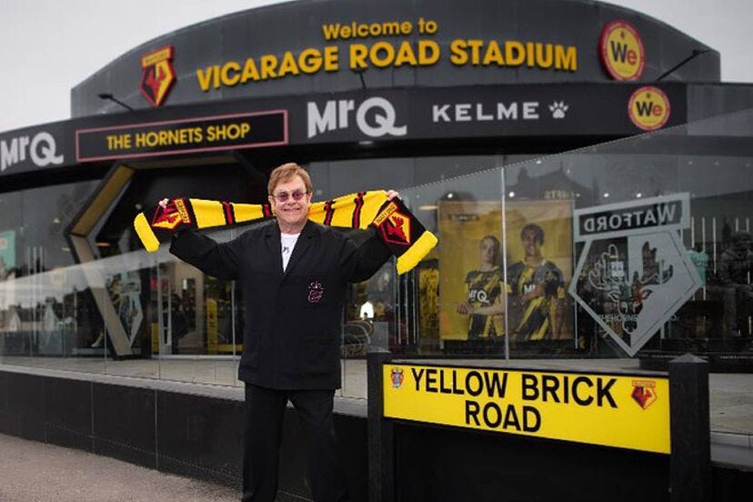 Premier League: Elton John, el presidente milagro del fútbol inglés: "El  Watford me salvó la vida" | Marca