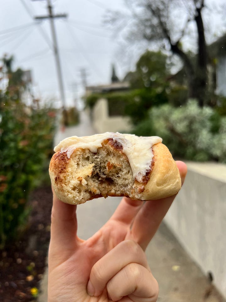 Homemade cinnamon rolls