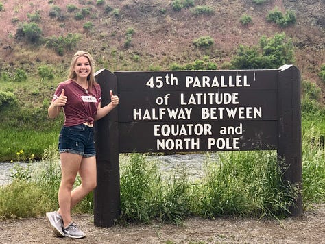 Phia Enjoying Our Yellowstone Adventure