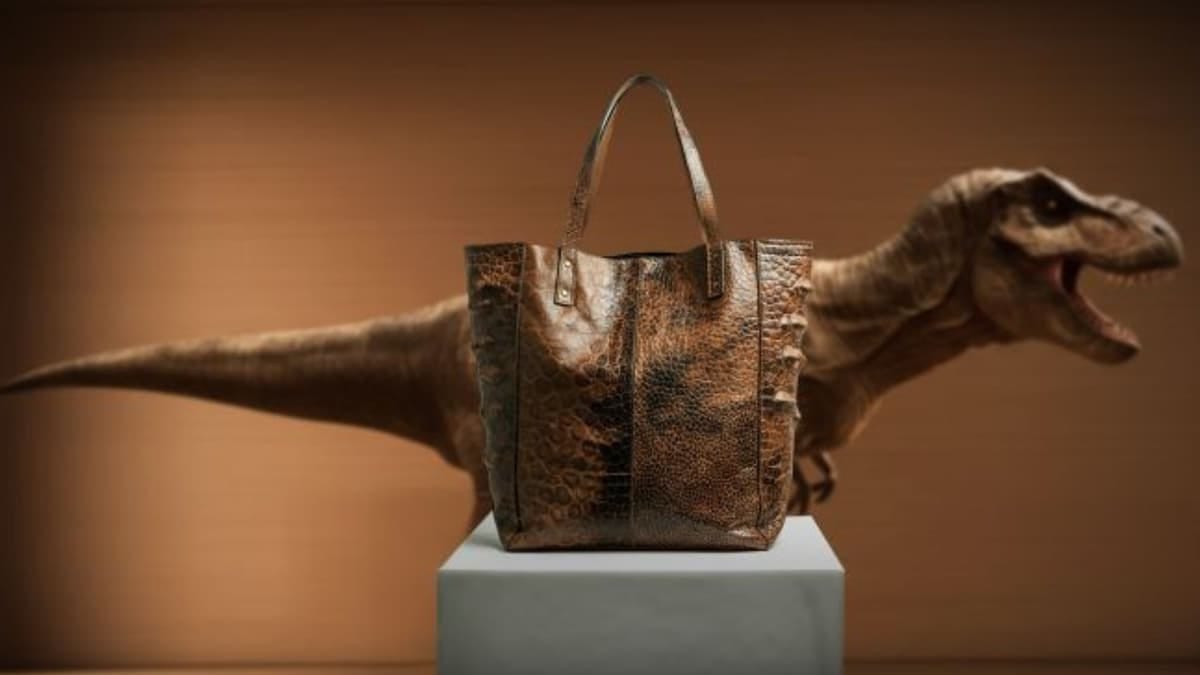 Millions of years-old dinosaur DNA to help build world-first T-Rex leather handbag