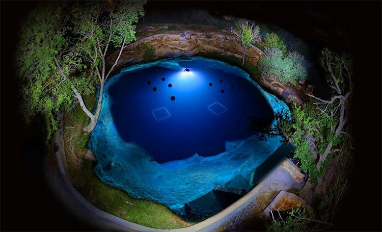 the blue hole