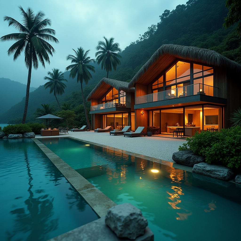 Modern, hurricane- and earthquake-proof resort nestled in the heart of the Jamaican Caribbean, blending luxury with cutting-edge safety features. Designed to withstand nature’s challenges, the resort offers peace of mind in a tropical paradise, ensuring both comfort and resilience in every stay. 