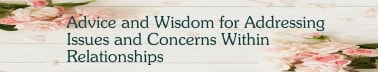Marriage and Relationships Advice