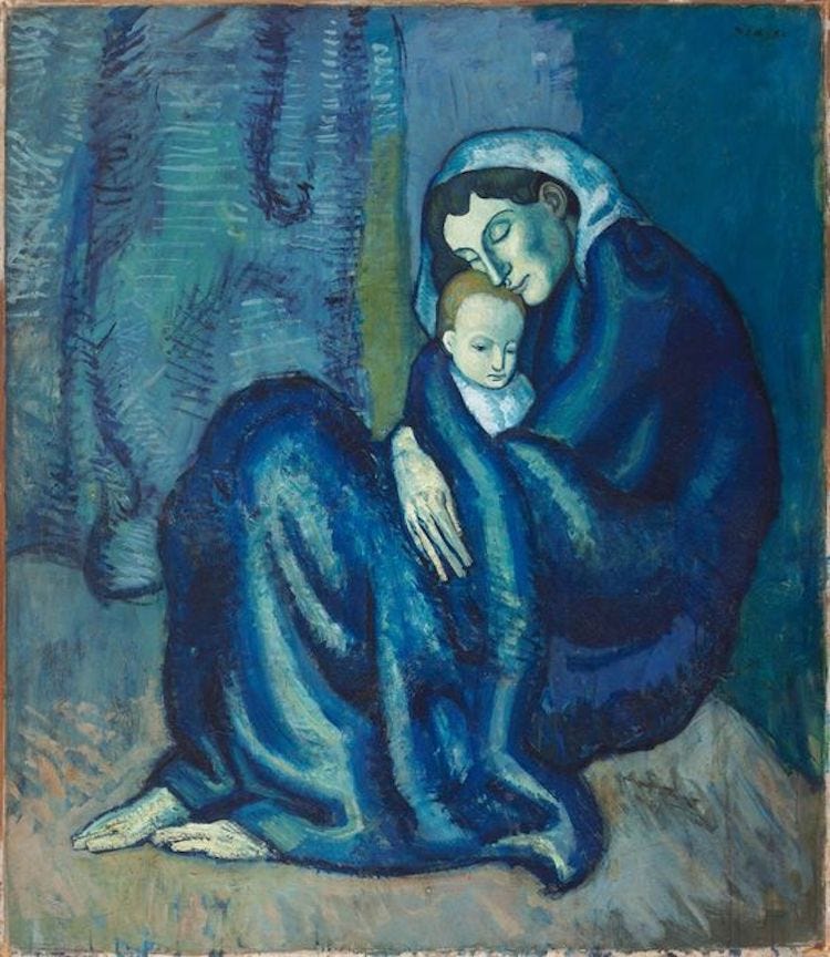 Pablo Picasso - The Blue Period - by George Bothamley