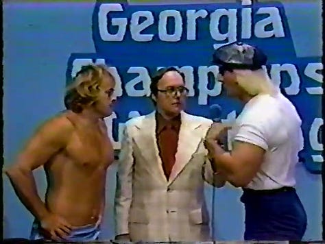 The Assassins, Kevin Sullivan, Dick Slater, Kevin Sullivan and Austin Idol, Dusty Rhodes and Ole Anderson, Austin Idol