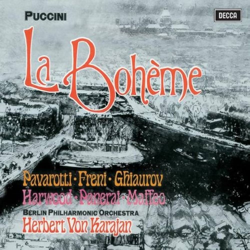 Luciano Pavarotti, Mirella Freni, Giacomo Puccini, Herbert von Karajan, Berlin Philharmonic, Elizabeth Harwood, Rolando Panerai, Nicolai Ghiaurov - La Boheme - Amazon.com Music Luciano Pavarotti, Mirella Freni, Giacomo Puccini, Herbert von Karajan, Berlin Philharmonic, Elizabeth Harwood, Rolando Panerai, Nicolai Ghiaurov - La Boheme - Amazon.com Music