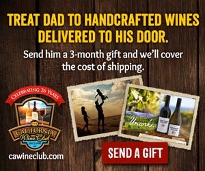 Treat Dad to Handcrafted Wines Delivered to His Door!