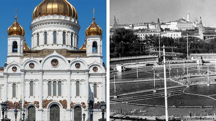 Moscow's Cathedral of Christ the Savior
Copyright left: Alvesgaspar
Copyright right.: picture-alliance/Heritage Images
Moscow's Cathedral of Christ the Savior
Copyright left: Alvesgaspar
Copyright right.: picture-alliance/Heritage Images
