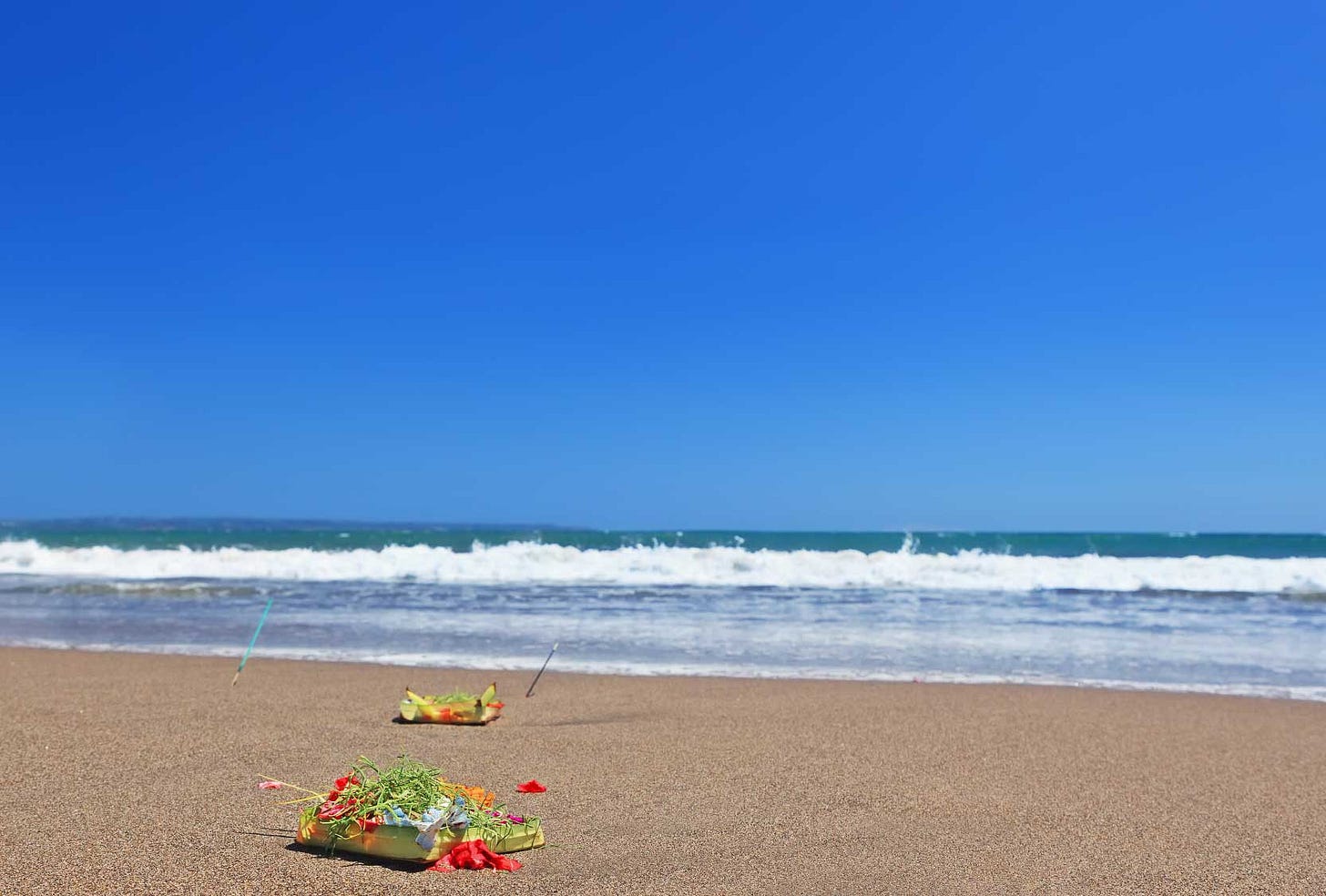 Nyepi offerings. Photo: salouw / Shutterstock