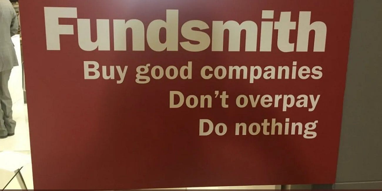 Fundsmith - one of the best quality funds in the world