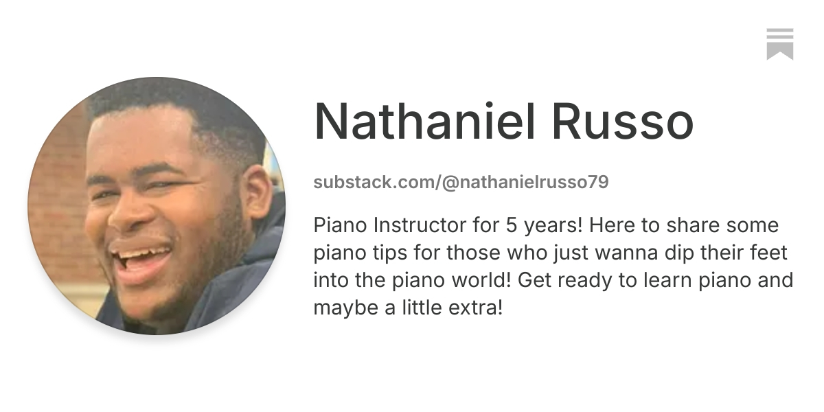 Nathaniel Russo | Substack