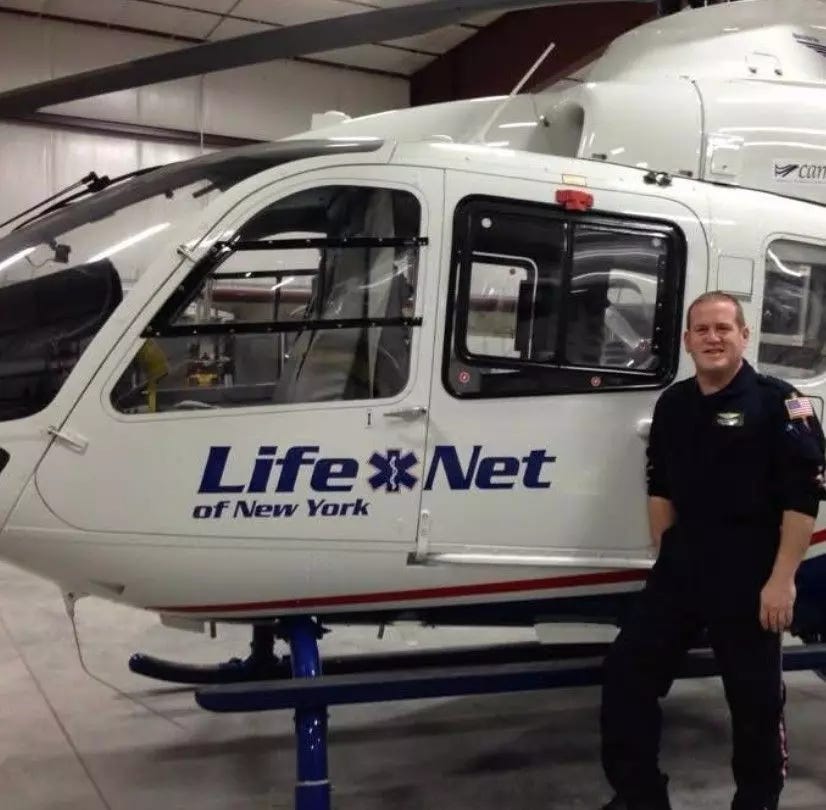 Kevin Robert, ambulancier de vol