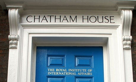 Chatham House rules UK | Jane Dudman | The Guardian