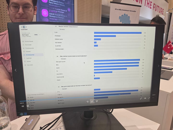 Emptosight booth at future of ai summit