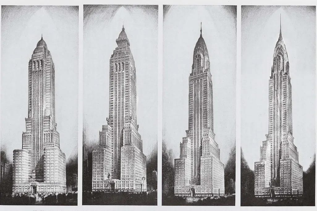 illustration of the Chrysler Building illustration of the Chrysler Building