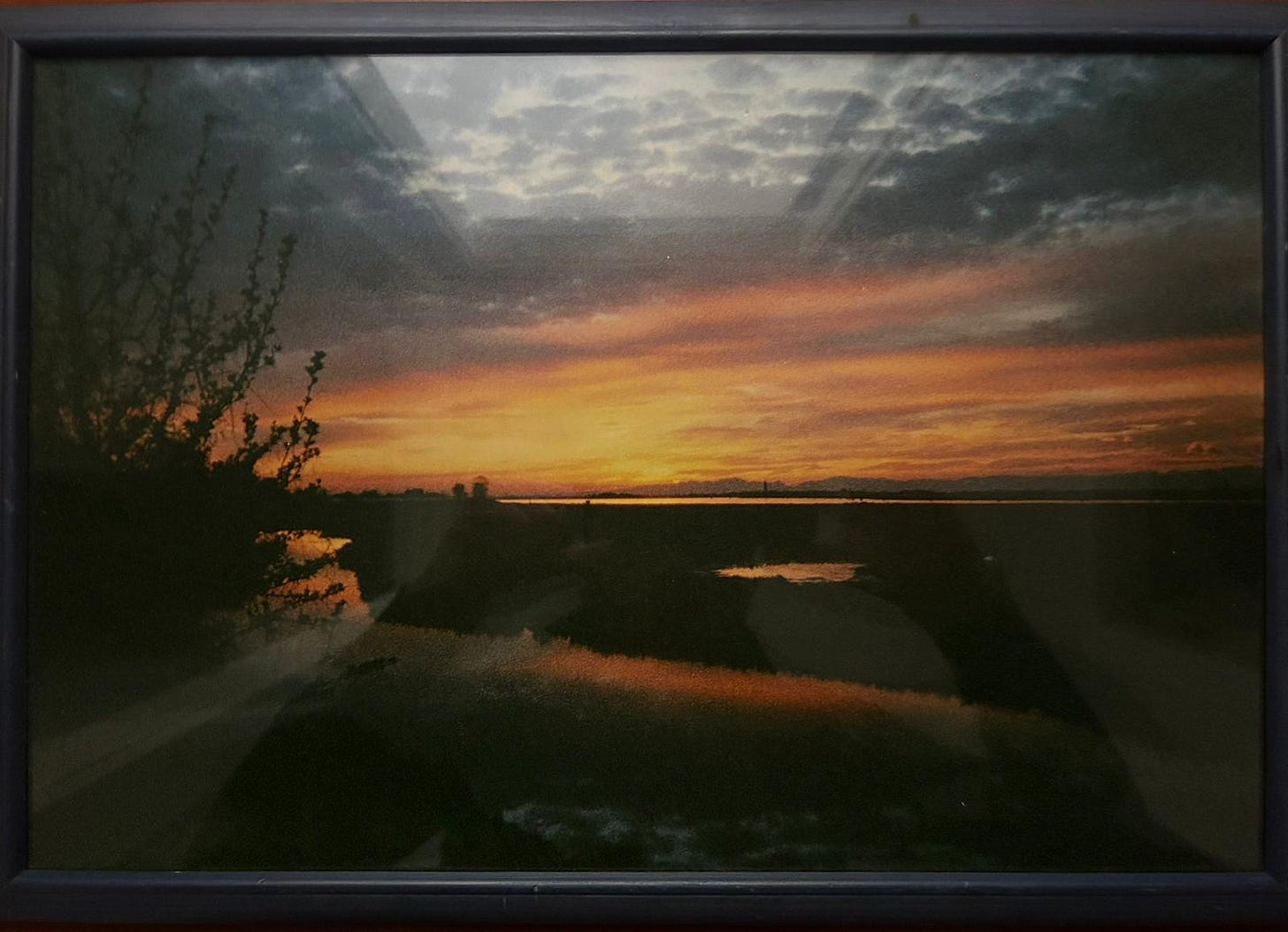 Il tramonto dal nascondiglio segreto nella laguna veneta