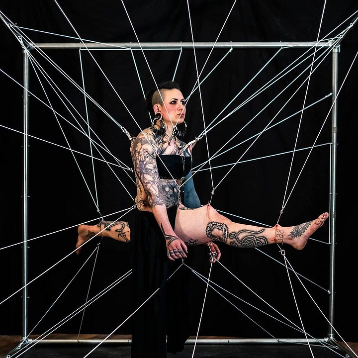 Examples of aesthetics in hook suspension