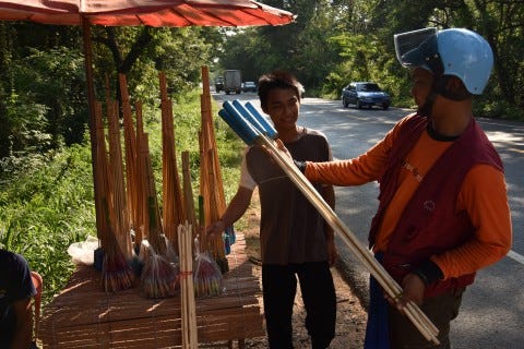 Yasothon has rockets for the whole family. Photo: David Luekens Yasothon has rockets for the whole family. Photo: David Luekens