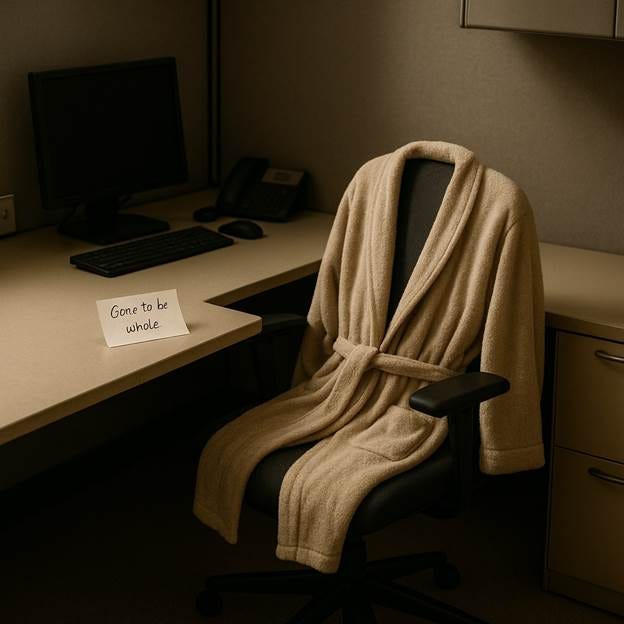 A robe on a chair in an office

AI-generated content may be incorrect.