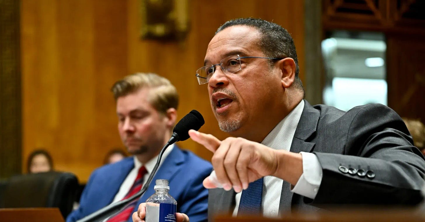 GOP Senators Press Minnesota AG Ellison on Covid-19 Fraud, ICE Clashes -  Bloomberg