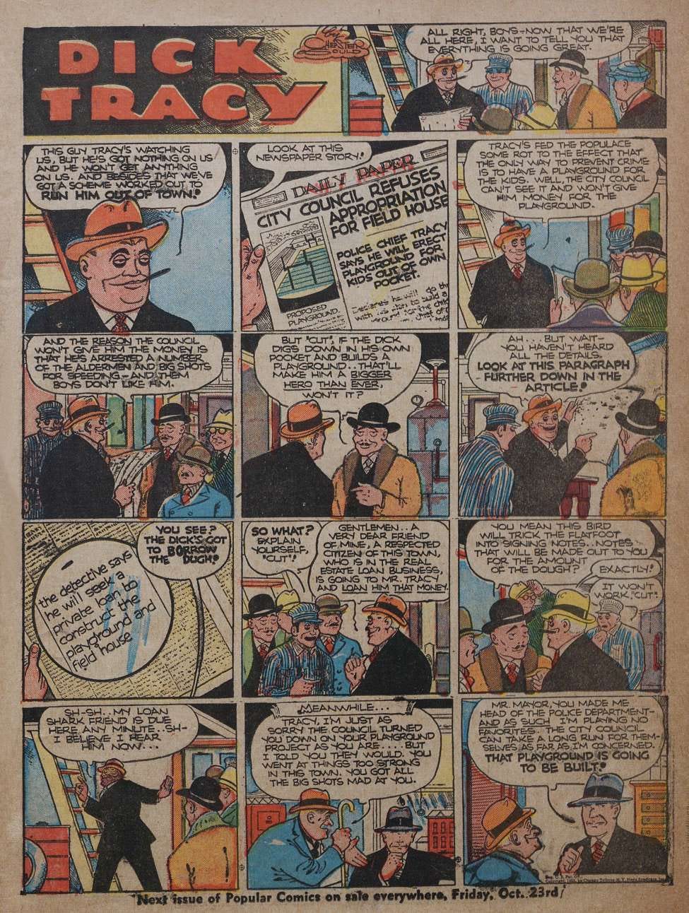 Comic Book Cover For Popular Comics 10 - Version 1