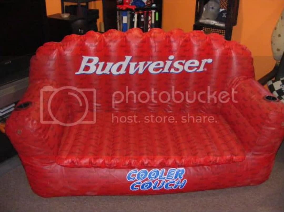 VERY RARE! Tremendous 1997 Budweiser Inflatable Beer Couch With Built in  Cooler! - Etsy