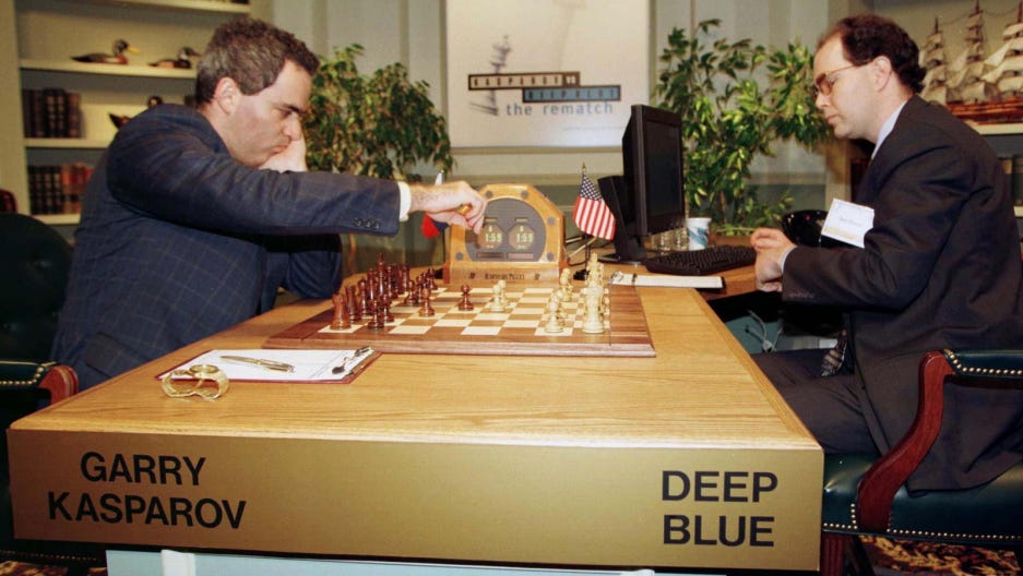 Garry Kasparov and the game of artificial intelligence