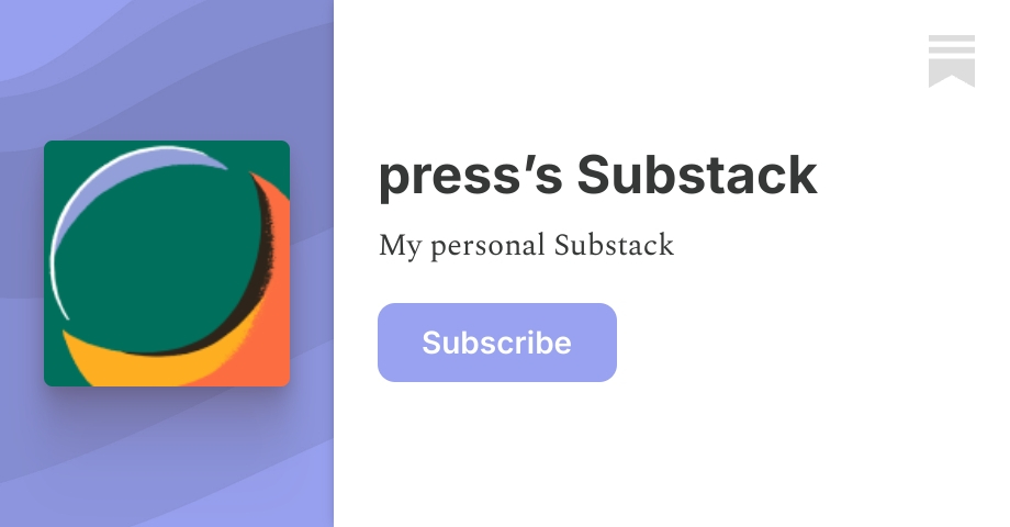 press’s Substack | PressPeacock | Substack