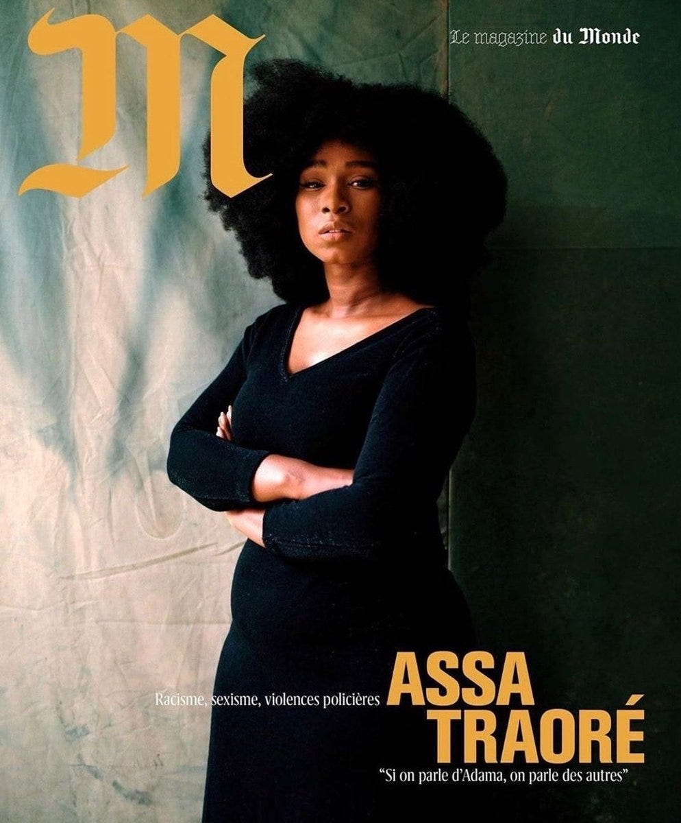Alchimist 🧪 on Twitter: "Assa Traoré en couverture du magazine ... Alchimist 🧪 on Twitter: "Assa Traoré en couverture du magazine ...