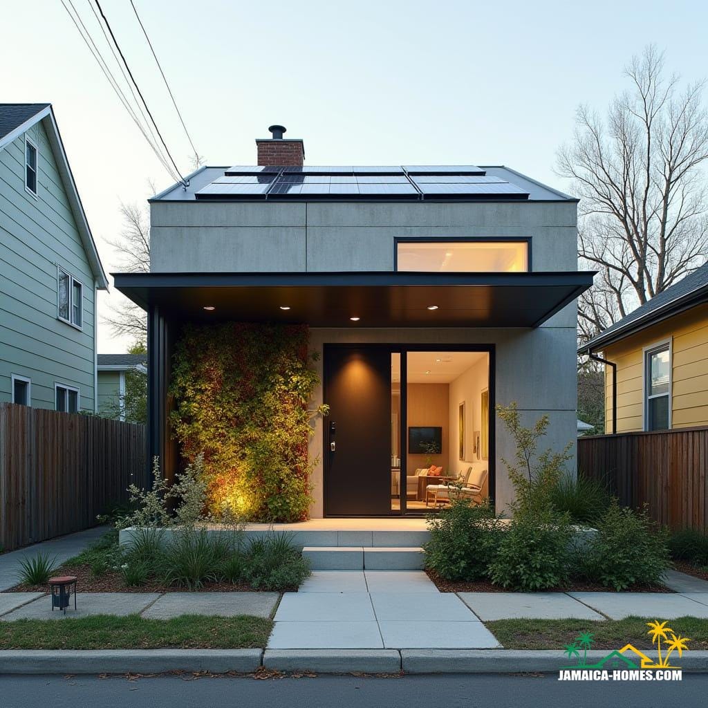 Compact urban modern home