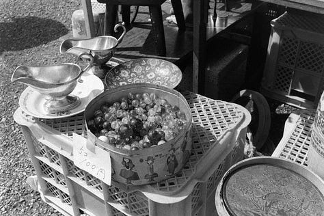 black and white film photos from Japan flea market