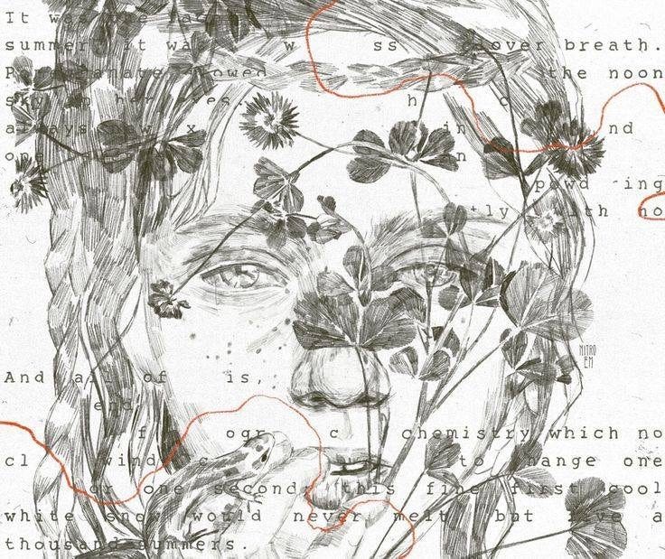 May be a doodle of map and text