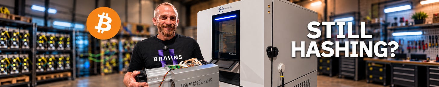 Watch Braiins test a bitcoin miner in an extreme heat chamber: is it still hashing?