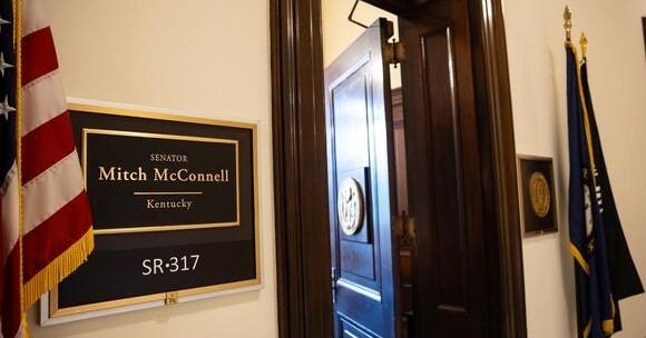 Mitch McConnell's absence is throwing Trump's Pentagon budget boost in doubt - NewsBreak Mitch McConnell's absence is throwing Trump's Pentagon budget boost in doubt - NewsBreak