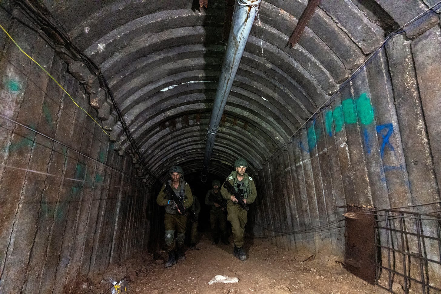 Israeli soldiers operate in northern Gaza amid the ongoing ground operation against Palestinian Islamist group Hamas.
