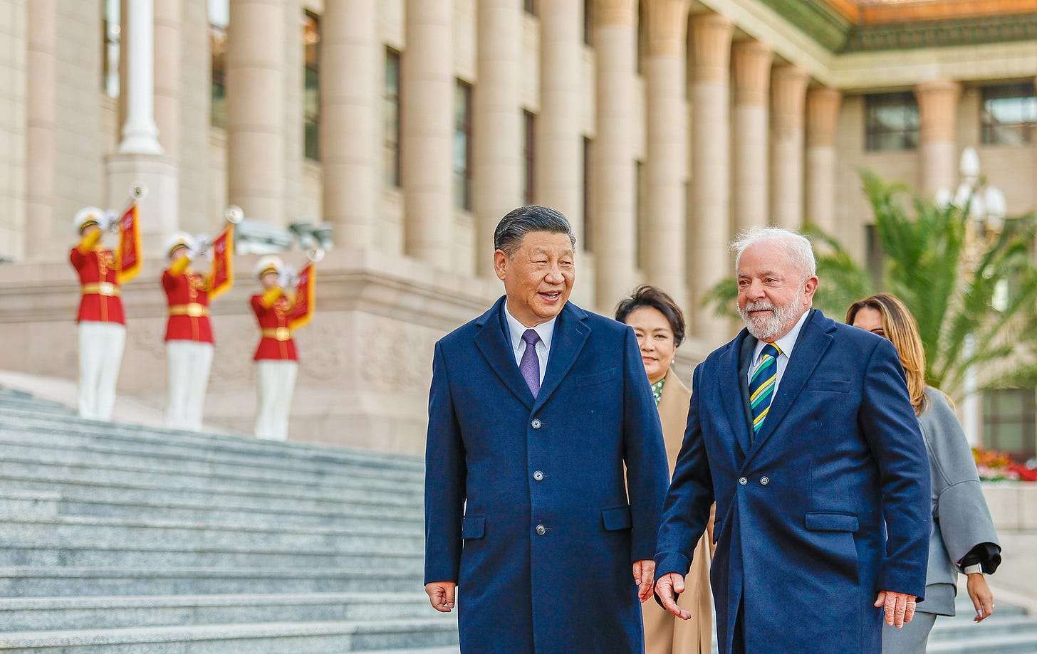 14.04.2023 - Presidente da República, Luiz Inácio Lula da Silva, e presidente da República Popular da China, Xi Jinping em Cerimônia Oficial de Recepção - Pequim - China. 14.04.2023 - Presidente da República, Luiz Inácio Lula da Silva, e presidente da República Popular da China, Xi Jinping em Cerimônia Oficial de Recepção - Pequim - China.