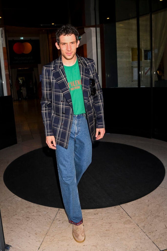 Josh O'Connor Wears Prada and Valentino at Cannes 2025