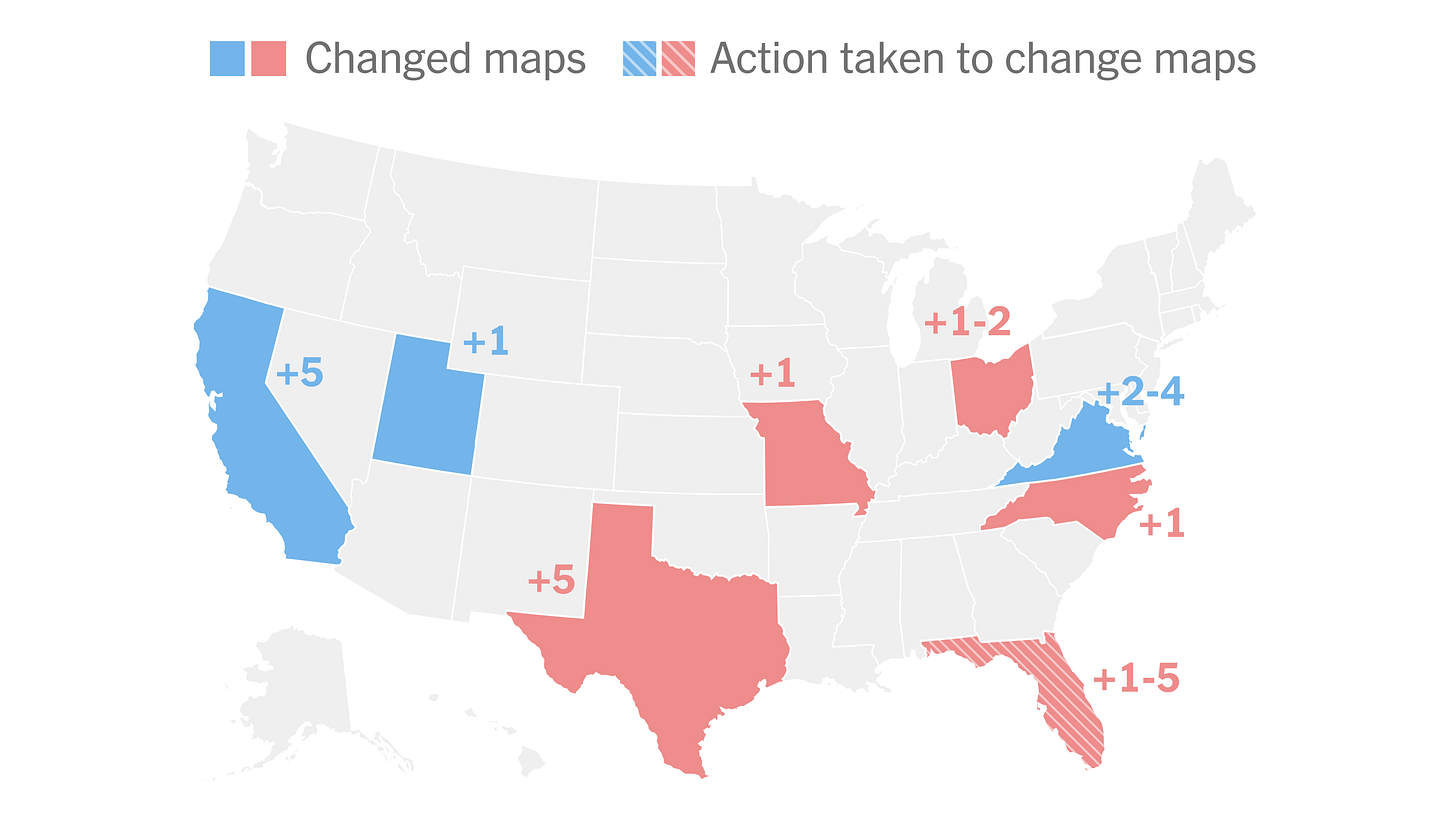 Tracking the Battle to Reshape Congress for the Midterms - The New York  Times