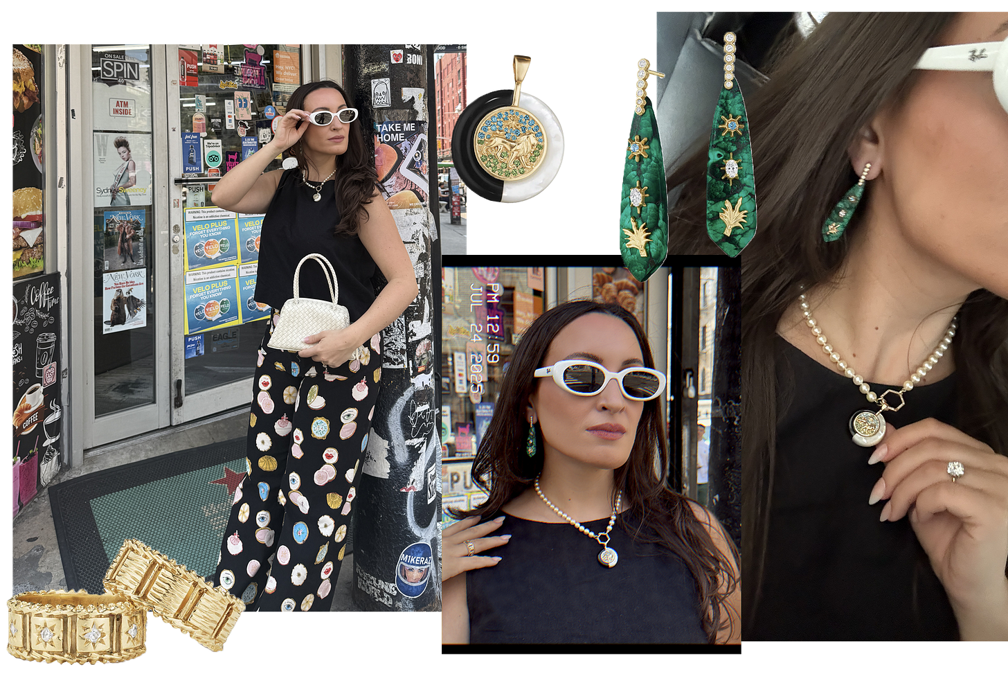 Bella wearing Fourteen August Jewelry