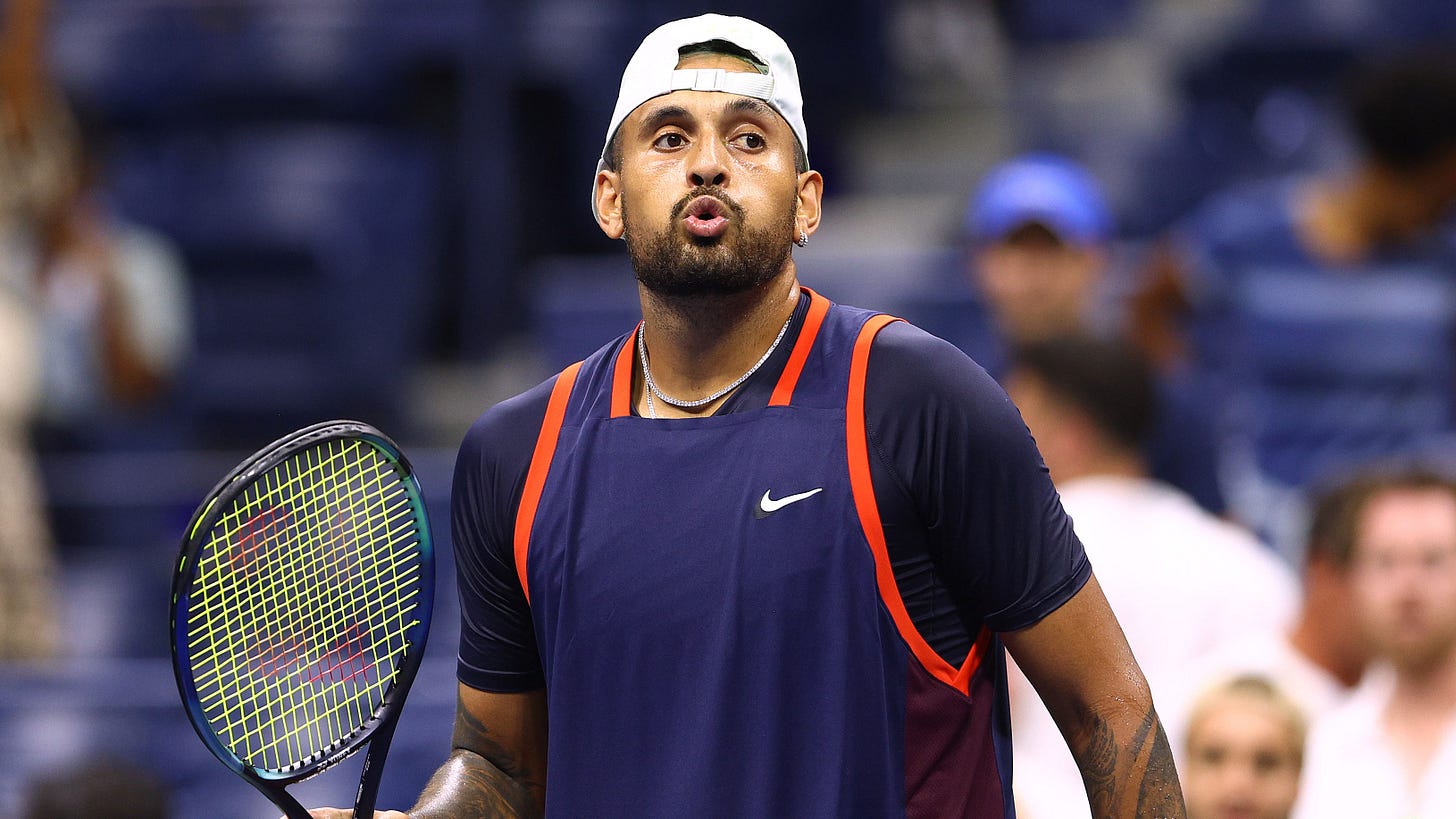 US Open tennis 2022: Nick Kyrgios tipped to win title by Kim Clijsters after win over Thanasi Kokkinakis US Open tennis 2022: Nick Kyrgios tipped to win title by Kim Clijsters after win over Thanasi Kokkinakis
