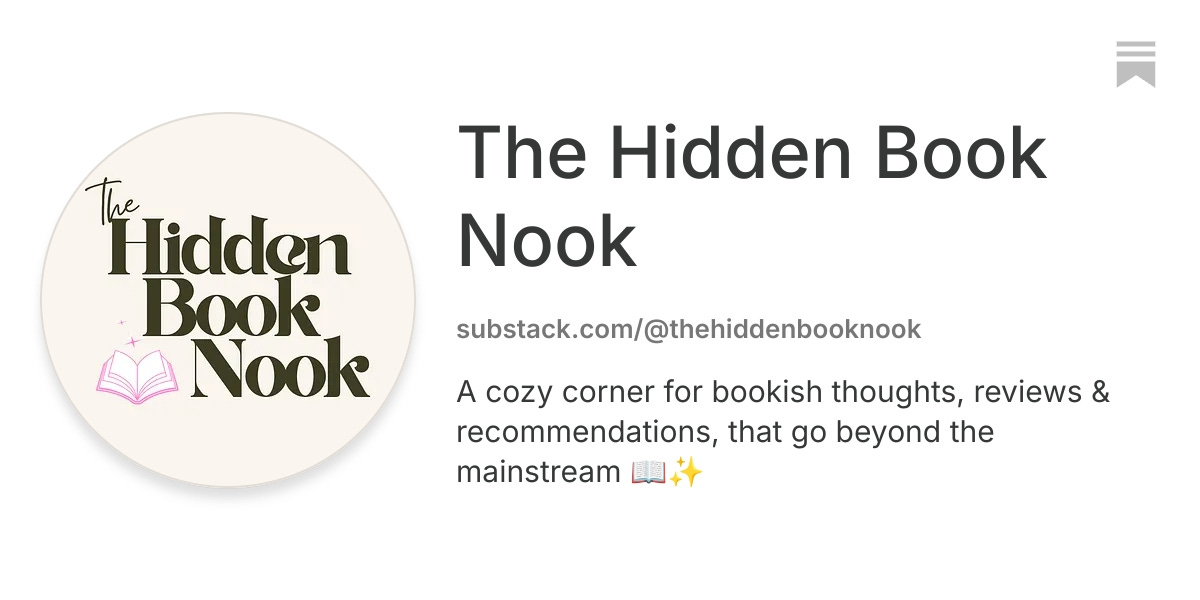 The Hidden Book Nook | Substack