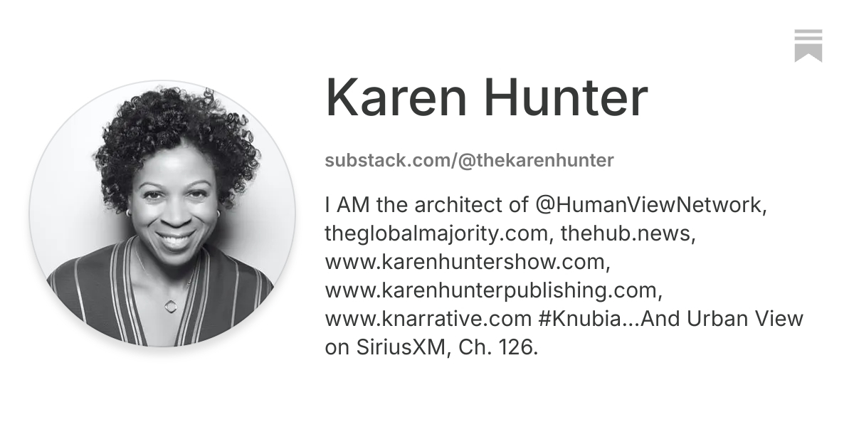 Karen Hunter | Substack