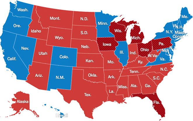 2016 Presidential Election Results – Election Results 2016 – The New York  Times