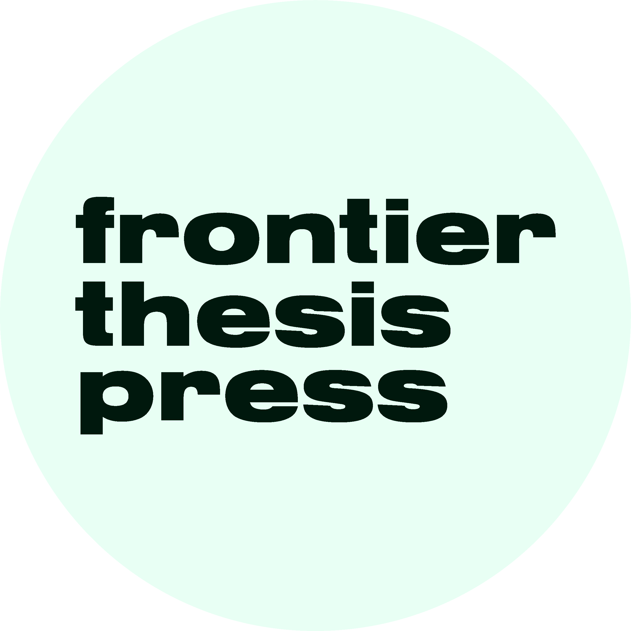 Frontier Thesis Press logo