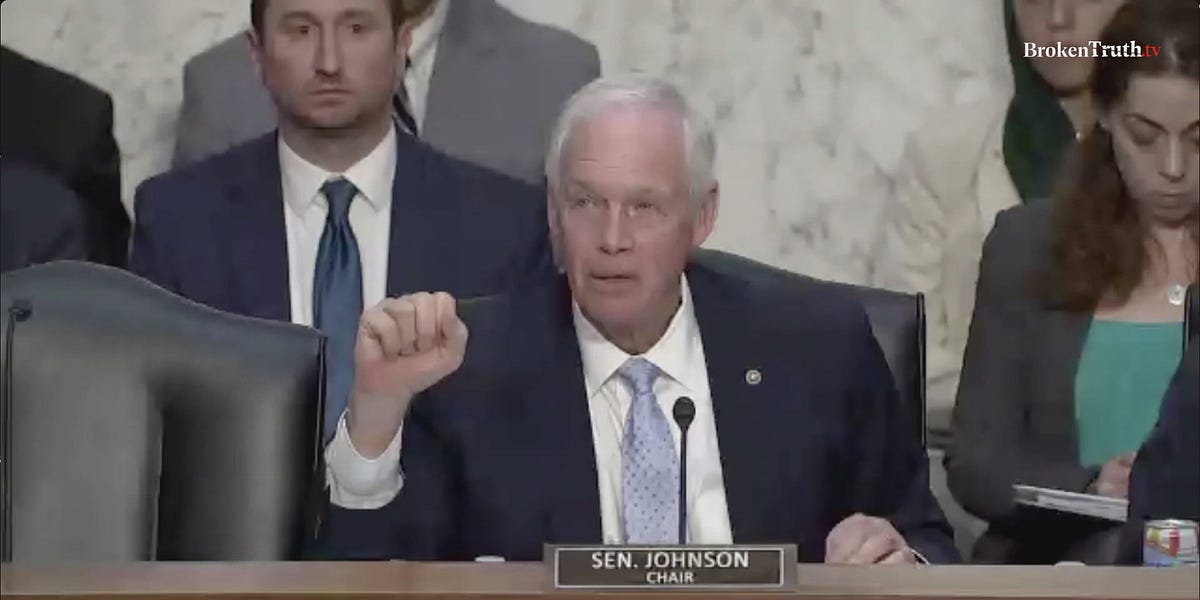 Voices of the Vaccine Injured: Senator Ron Johnson's Hearing Sheds Light on the Silenced